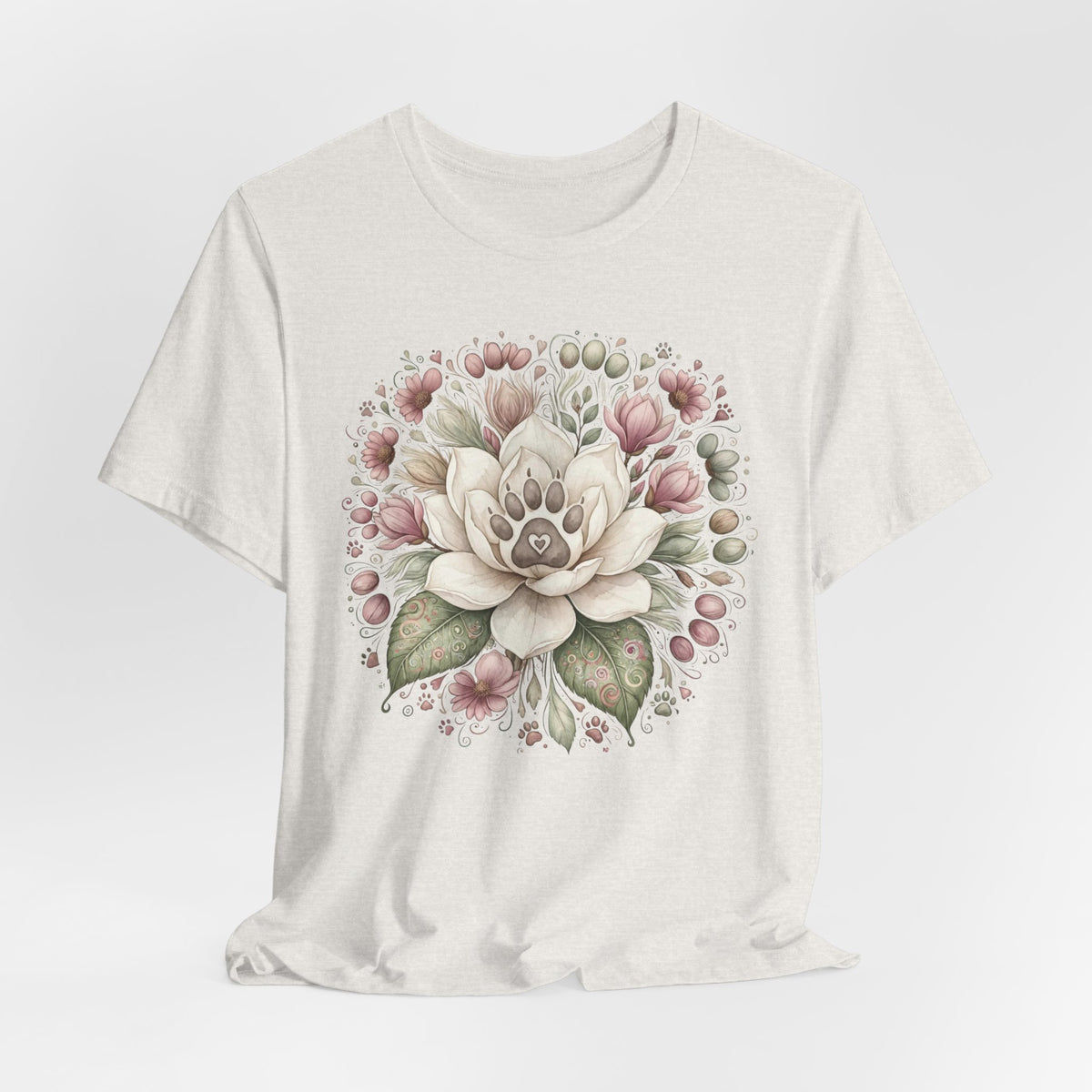 Floral Magnolia Tee — Soft Vintage Botanical Flower Shirt