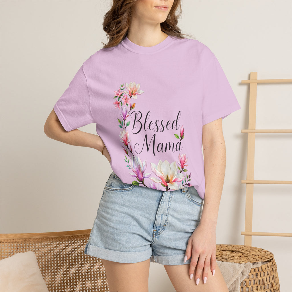 Blessed Mama Floral T-Shirt — Mom Gift, Mother’s Day Tee