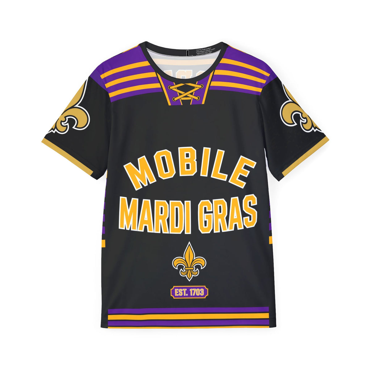 Mobile Mardi Gras Jersey — Men’s Festive Sports Shirt (1703 Alabama)