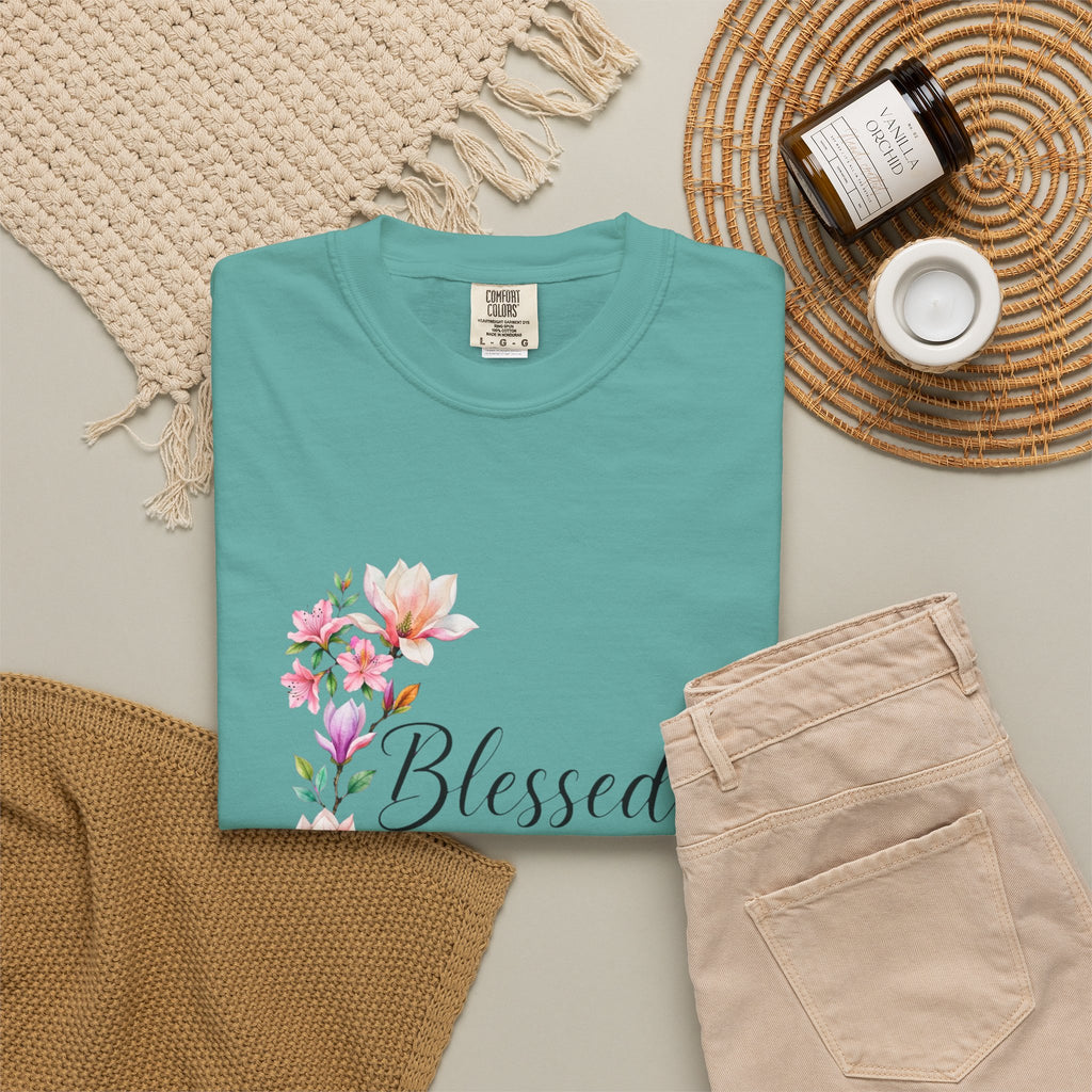 Blessed Mama Floral T-Shirt — Mom Gift, Mother’s Day Tee
