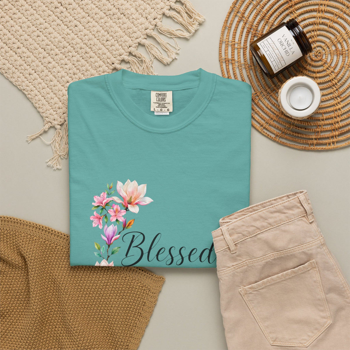 Blessed Mama Floral T-Shirt — Mom Gift, Mother’s Day Tee
