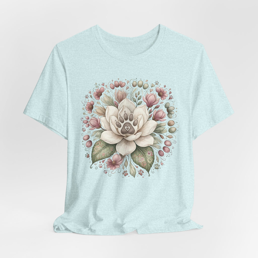 Floral Magnolia Tee — Soft Vintage Botanical Flower Shirt