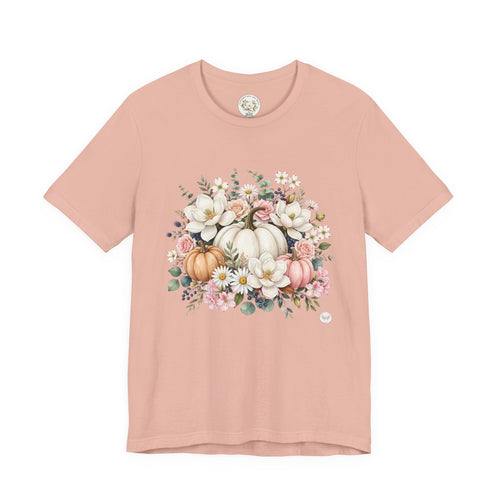 Autumn Floral Pumpkin Tee