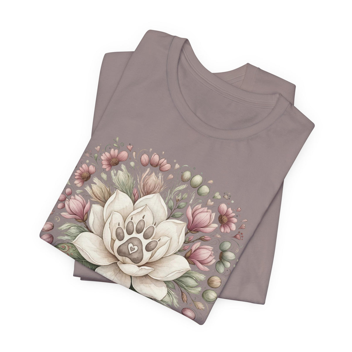 Floral Magnolia Tee — Soft Vintage Botanical Flower Shirt