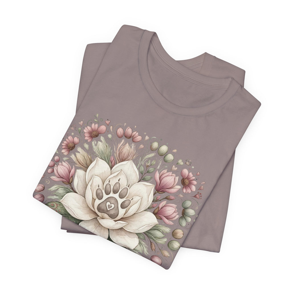 Floral Magnolia Tee — Soft Vintage Botanical Flower Shirt