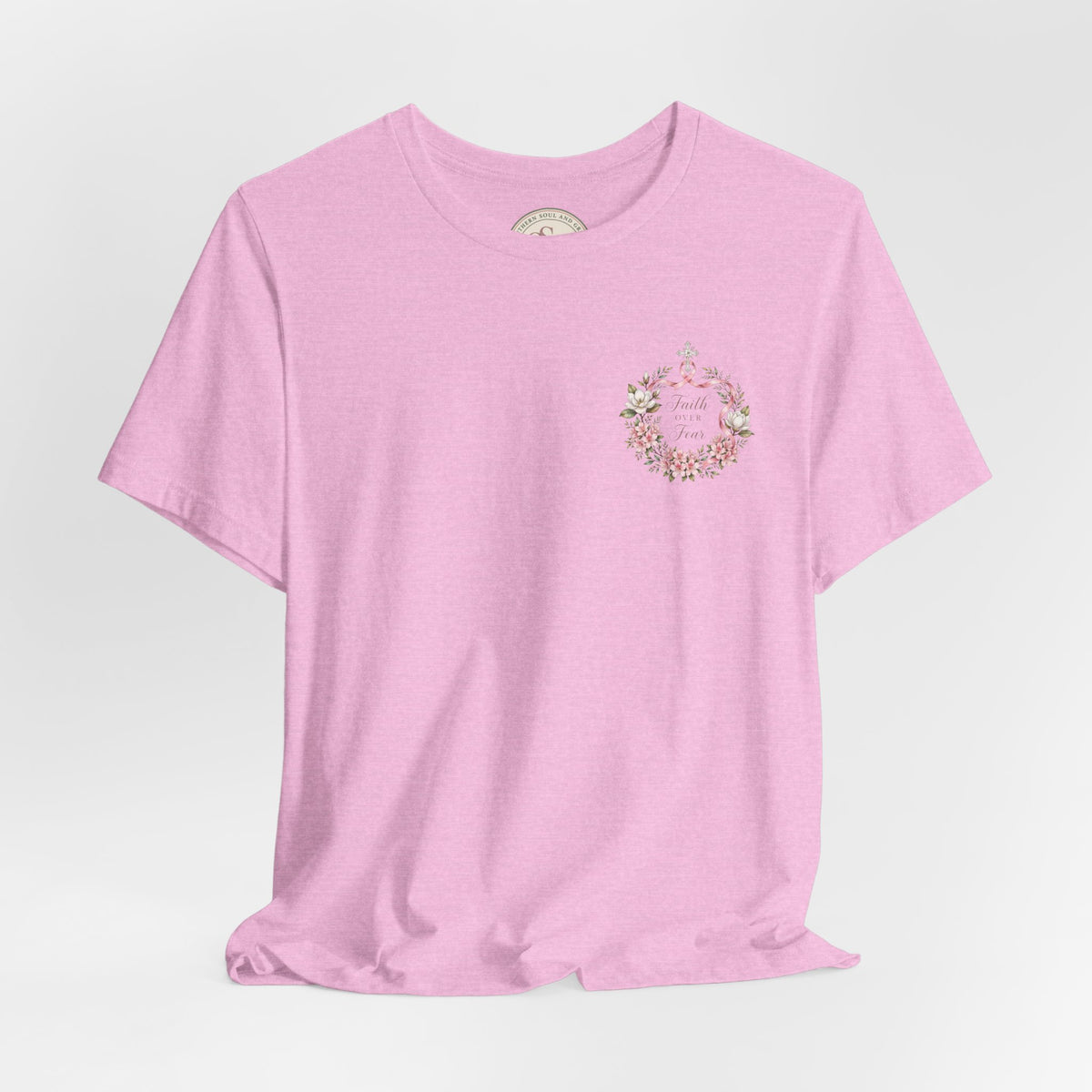 Faith Over Fear Floral T‑Shirt - view 20