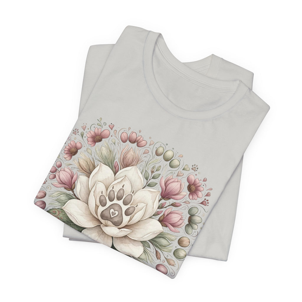Floral Magnolia Tee — Soft Vintage Botanical Flower Shirt