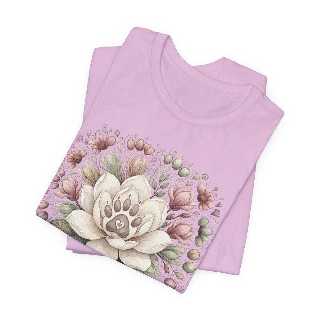 Floral Magnolia Tee — Soft Vintage Botanical Flower Shirt