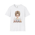 Blessed Mama T-Shirt — Floral Bow Mama Graphic Tee for Moms