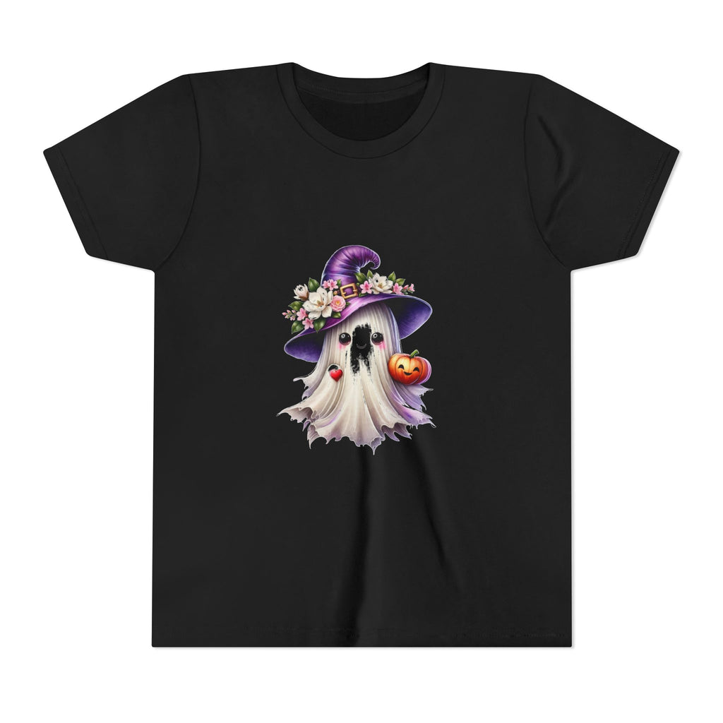 Halloween Ghost Kids T-Shirt — Witch Hat Ghost Tee