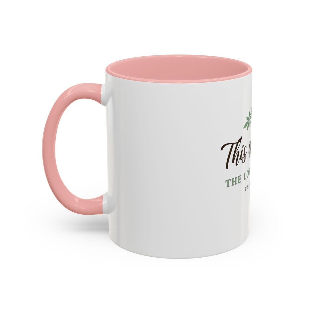 This Is The Day Psalm Coffee Mug — Inspirational Christian Scripture Mug
