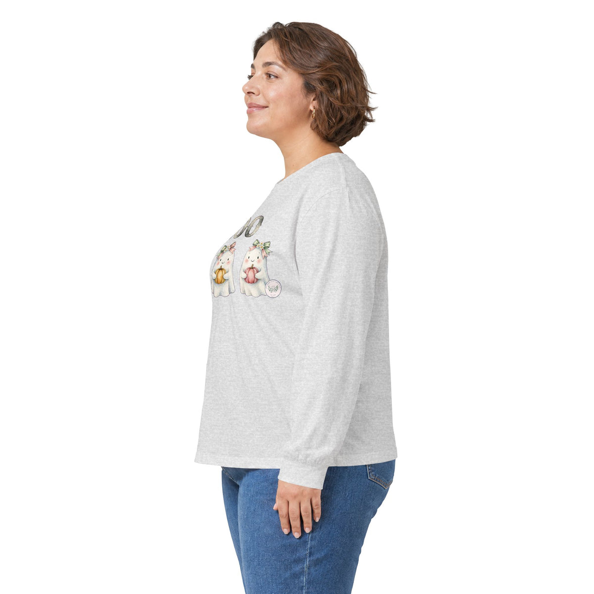 Boo Kittens Halloween Long Sleeve Tee