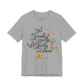 Friends Are the Family We Choose T-Shirt — Butterfly Friendship Quote Tee
