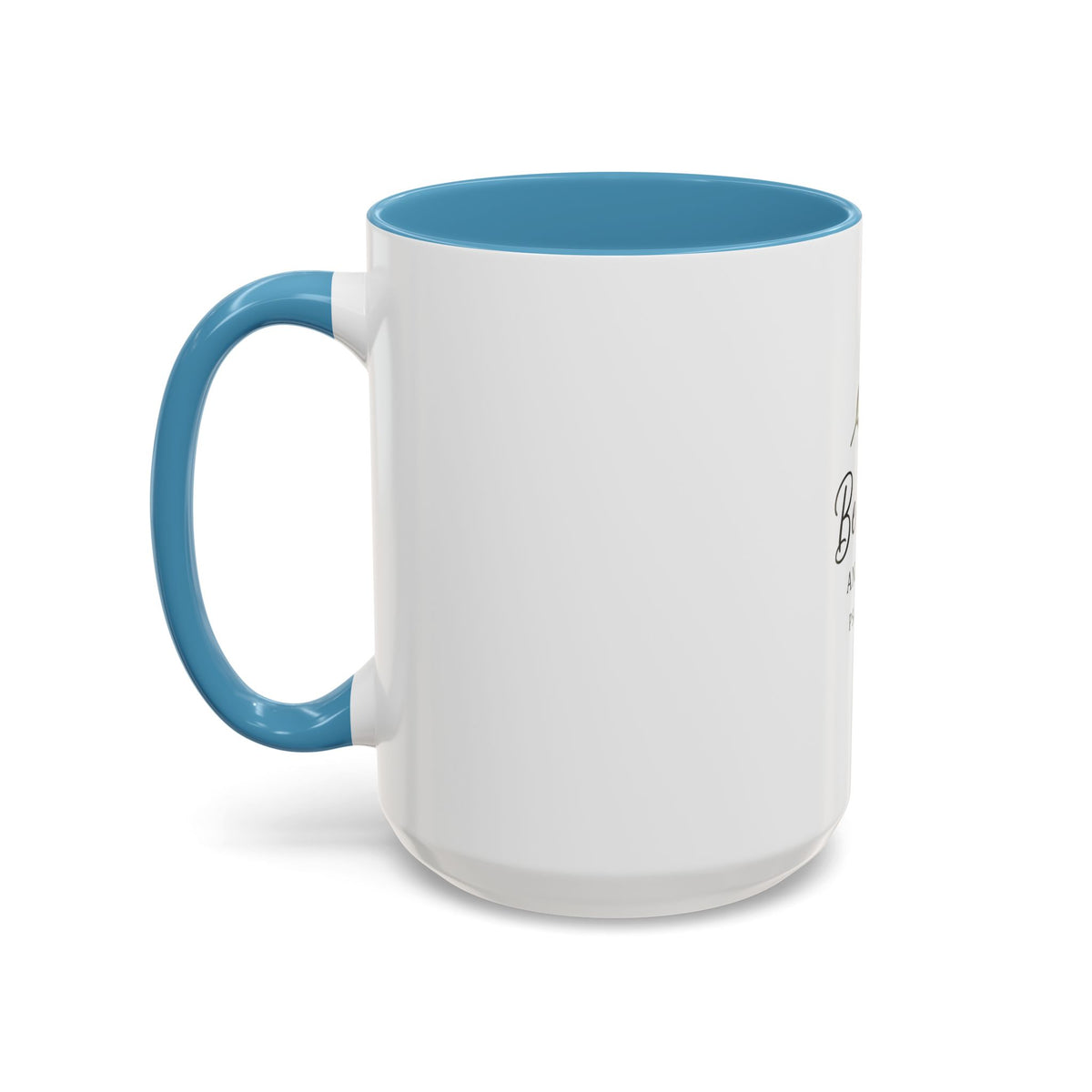 Be Still and Know Psalm 46:10 Accent Coffee Mug — Christian Inspirational Mug