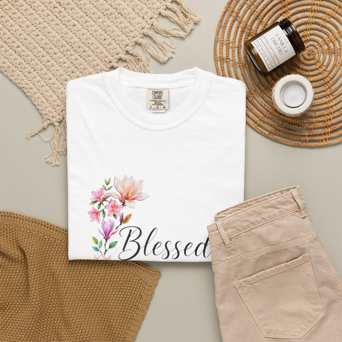 Blessed Mama Floral T-Shirt — Mom Gift, Mother’s Day Tee