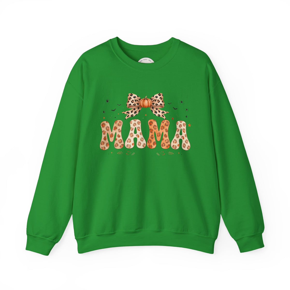 Mama Leopard Bow Sweatshirt