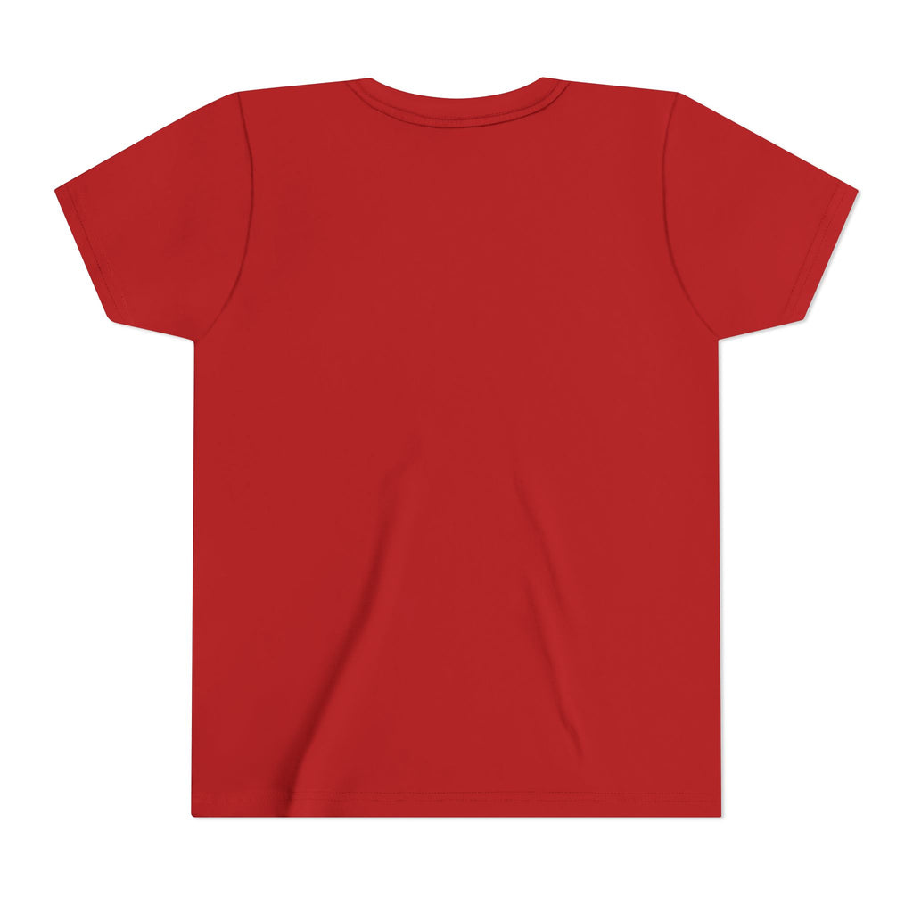 Merry & Bright Kids T-Shirt — Magnolia Wreath Christmas Tee