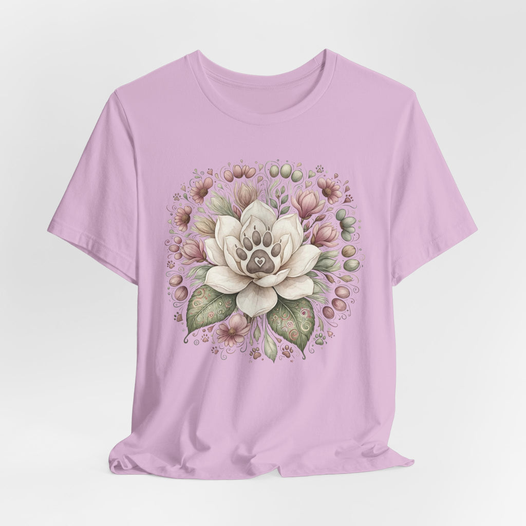 Floral Magnolia Tee — Soft Vintage Botanical Flower Shirt