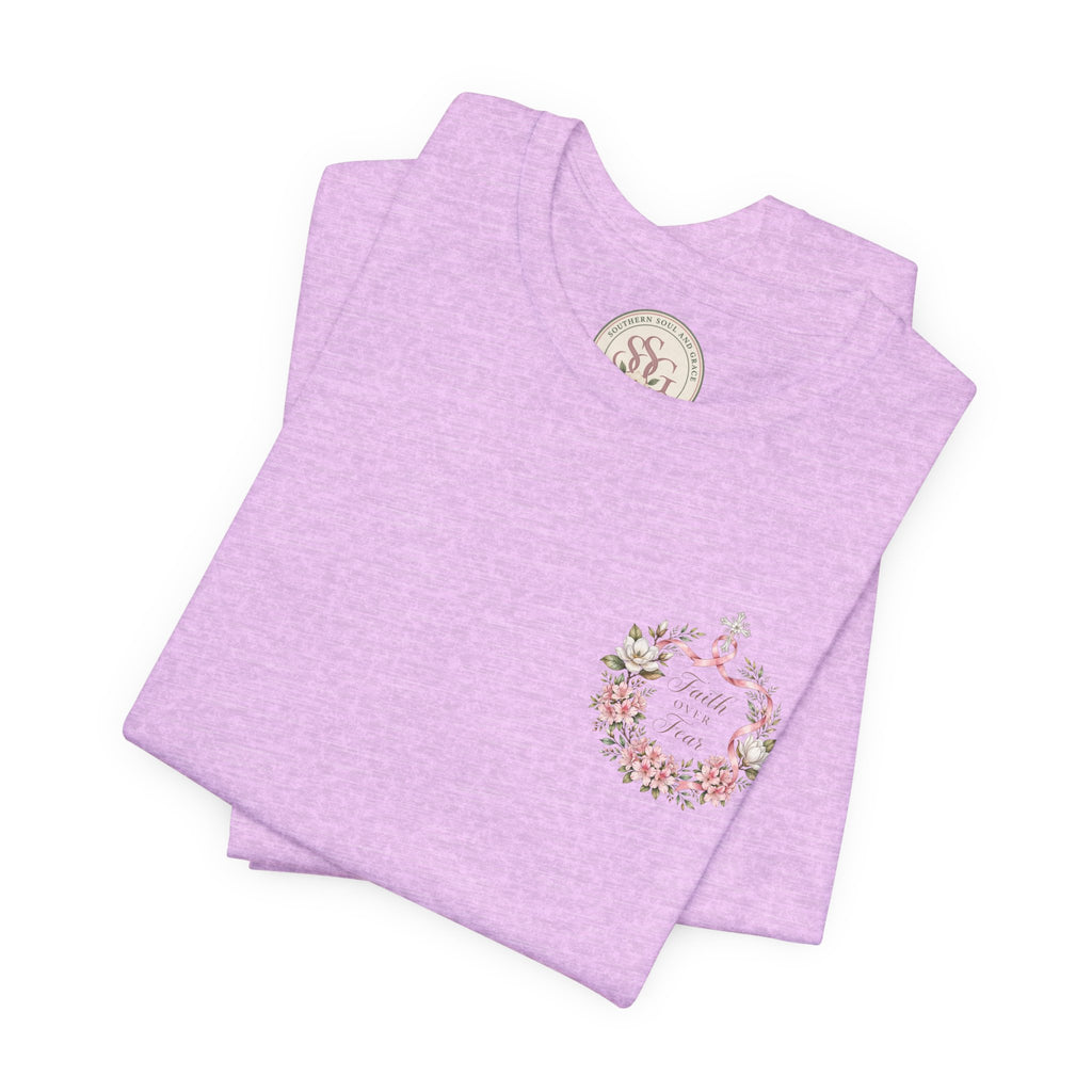 Faith Over Fear Floral T‑Shirt - view 22