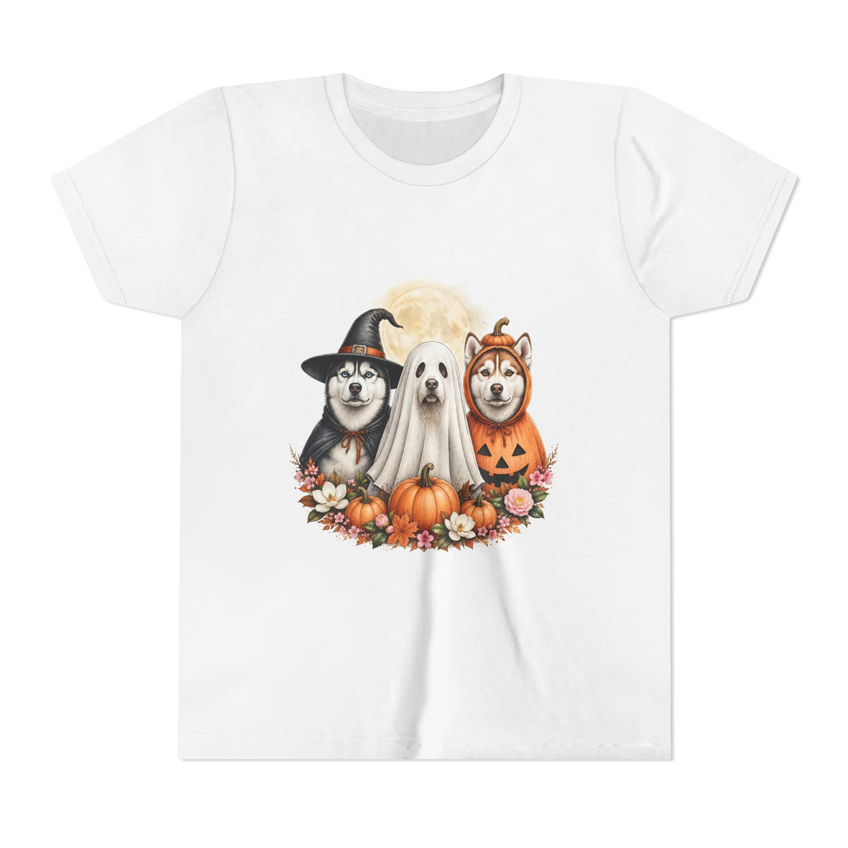 Husky Halloween Kids T-Shirt — Dogs in Costume Tee