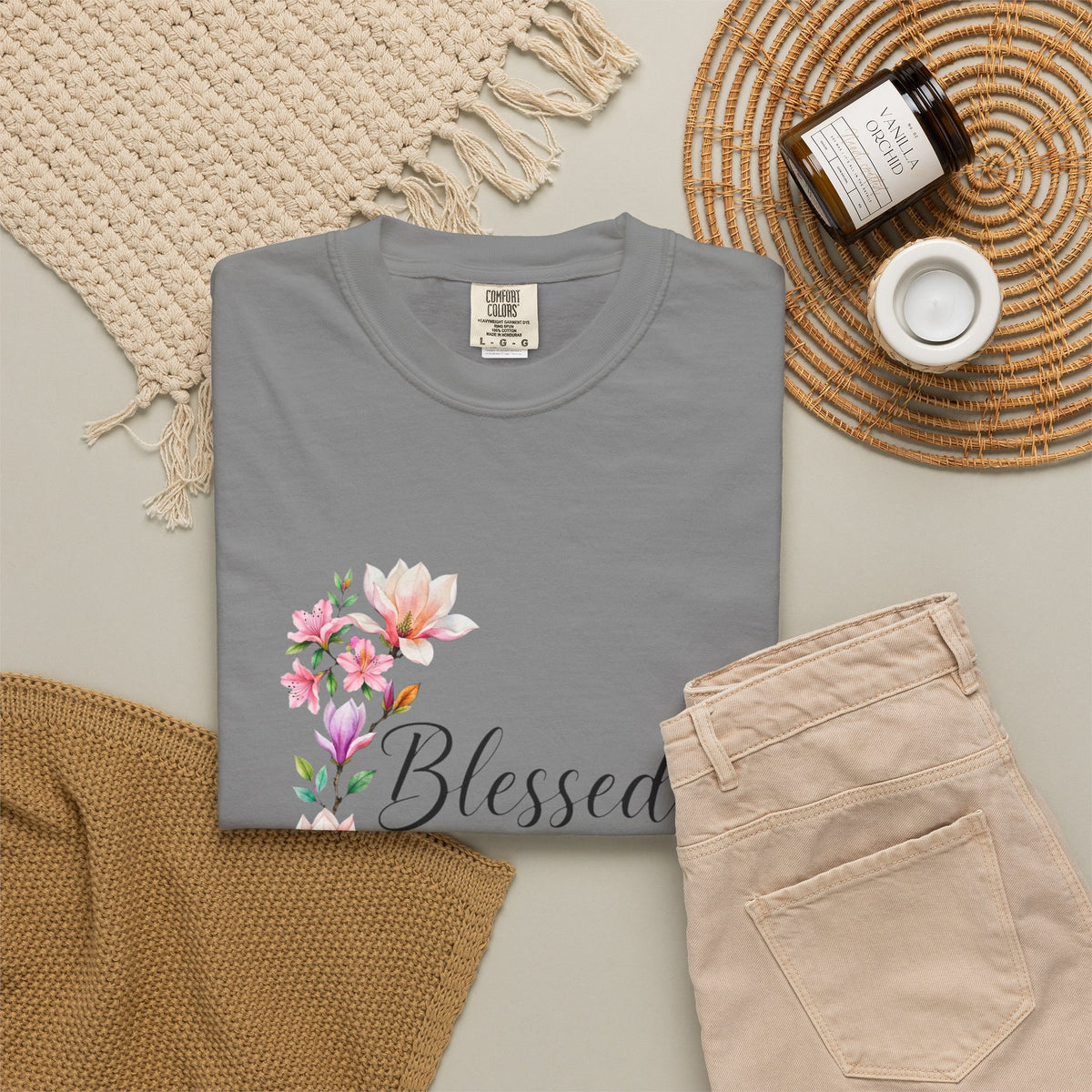Blessed Mama Floral T-Shirt — Mom Gift, Mother’s Day Tee