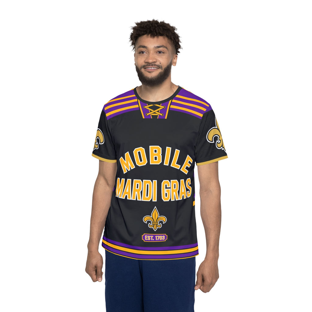 Mobile Mardi Gras Jersey — Men’s Festive Sports Shirt (1703 Alabama)