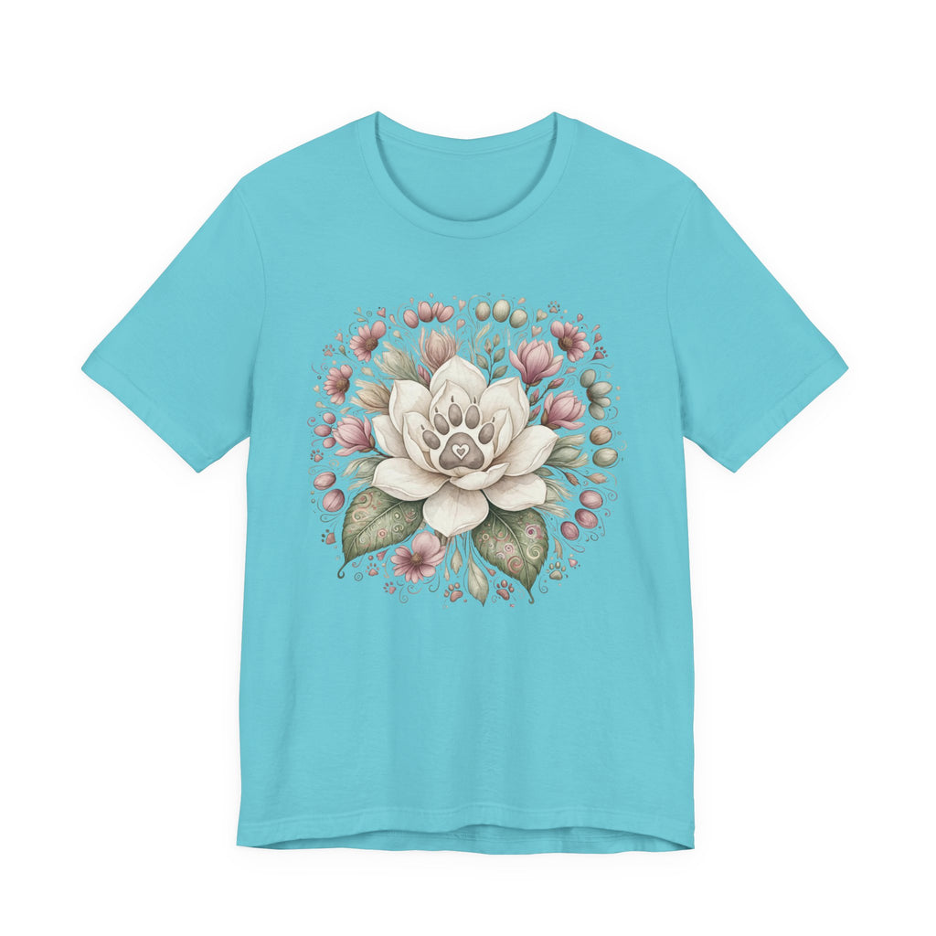 Floral Magnolia Tee — Soft Vintage Botanical Flower Shirt