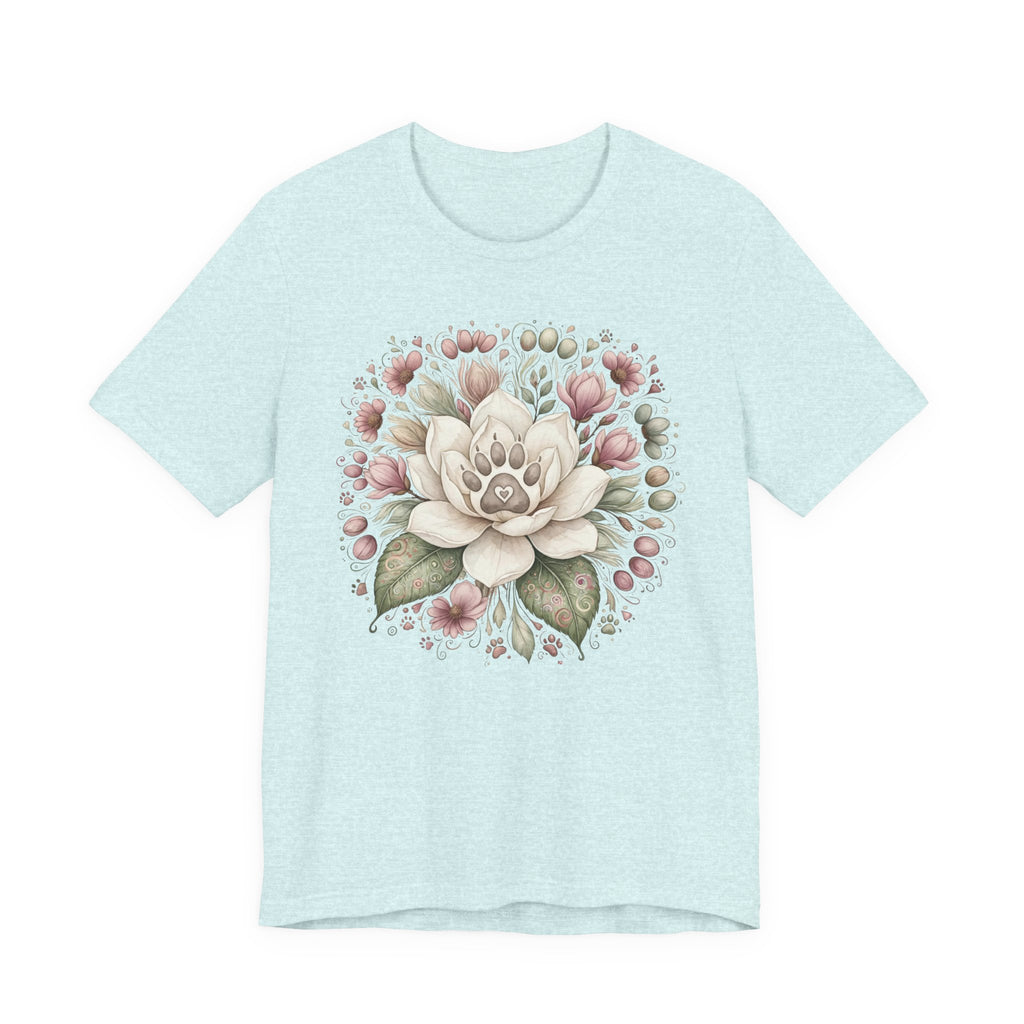 Floral Magnolia Tee — Soft Vintage Botanical Flower Shirt