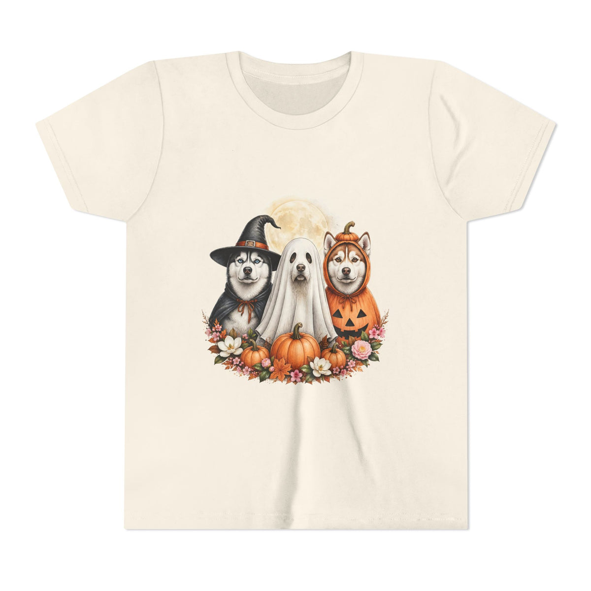 Husky Halloween Kids T-Shirt — Dogs in Costume Tee