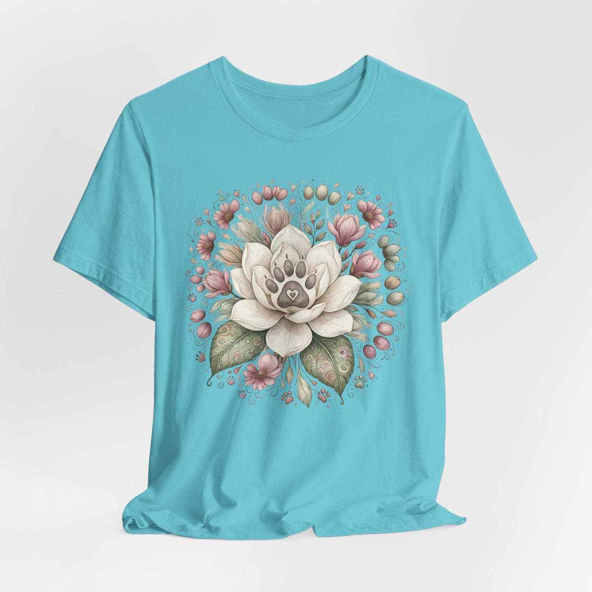 Floral Magnolia Tee — Soft Vintage Botanical Flower Shirt