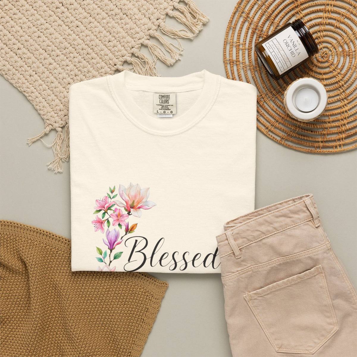 Blessed Mama Floral T-Shirt — Mom Gift, Mother’s Day Tee