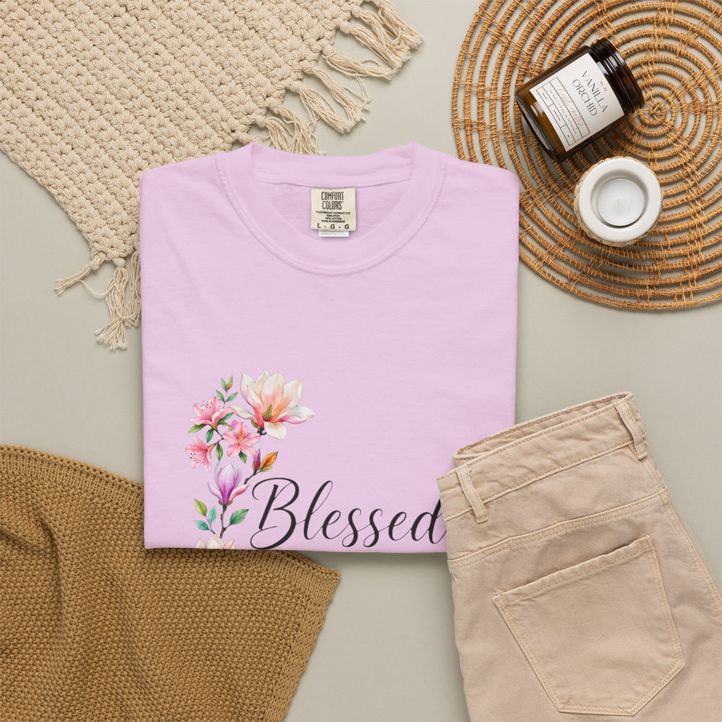 Blessed Mama Floral T-Shirt — Mom Gift, Mother’s Day Tee