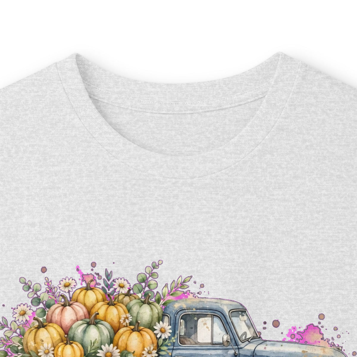 Hello Fall Vintage Truck Long Sleeve Tee