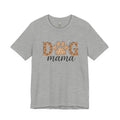 Dog Mama T‑Shirt — Leopard Paw Graphic Tee for Dog Lovers