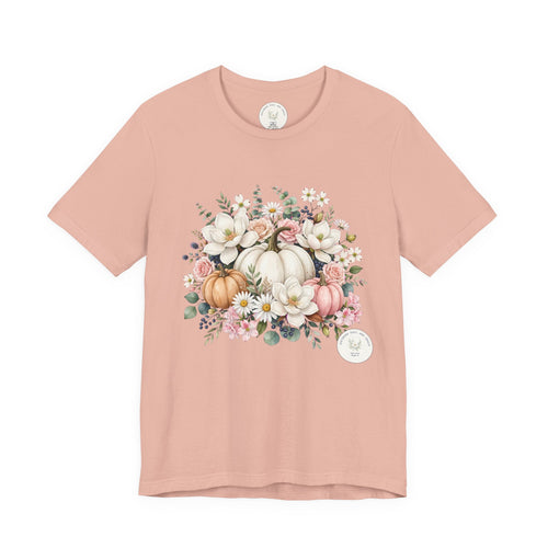 Autumn Floral Pumpkin Tee