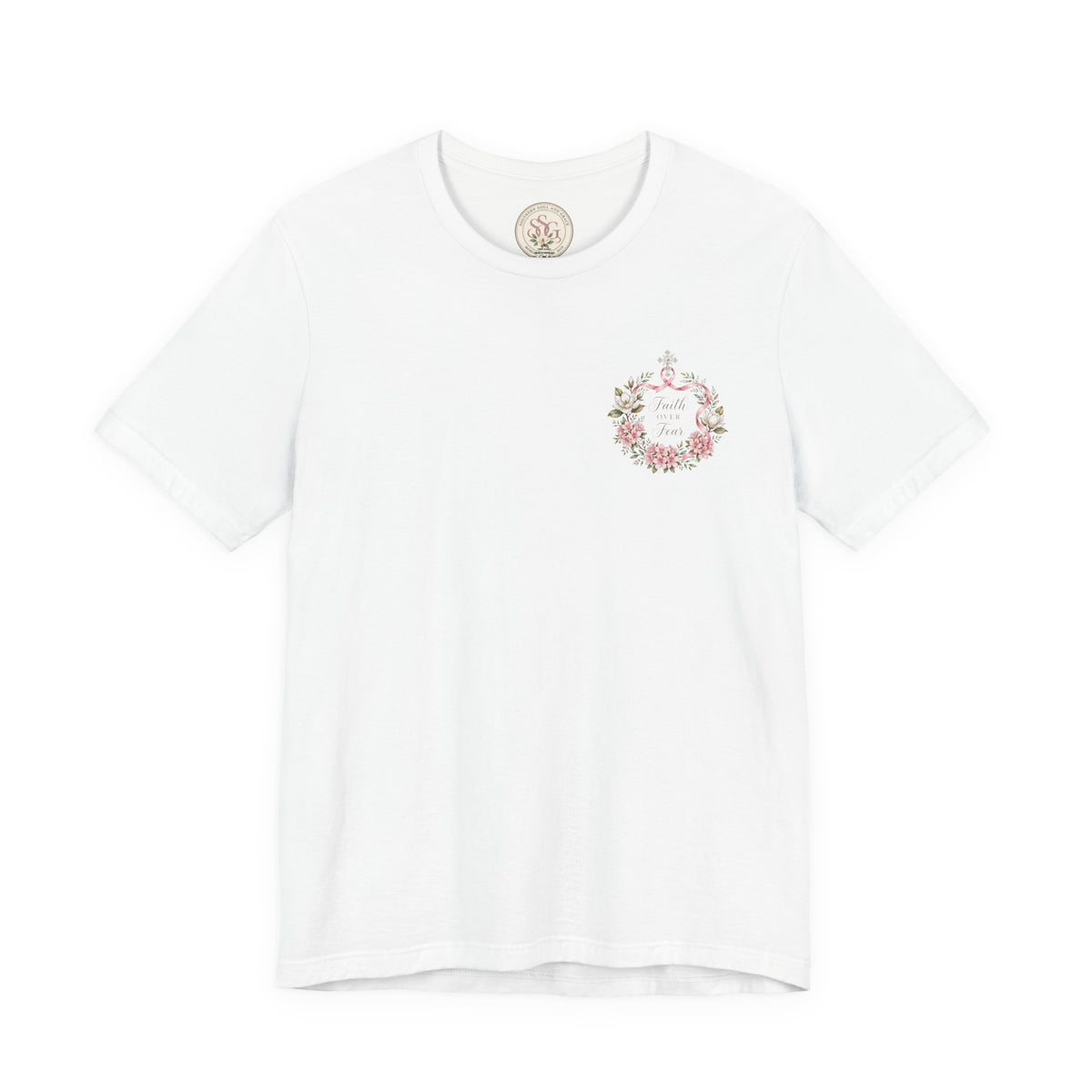 Faith Over Fear Floral T‑Shirt