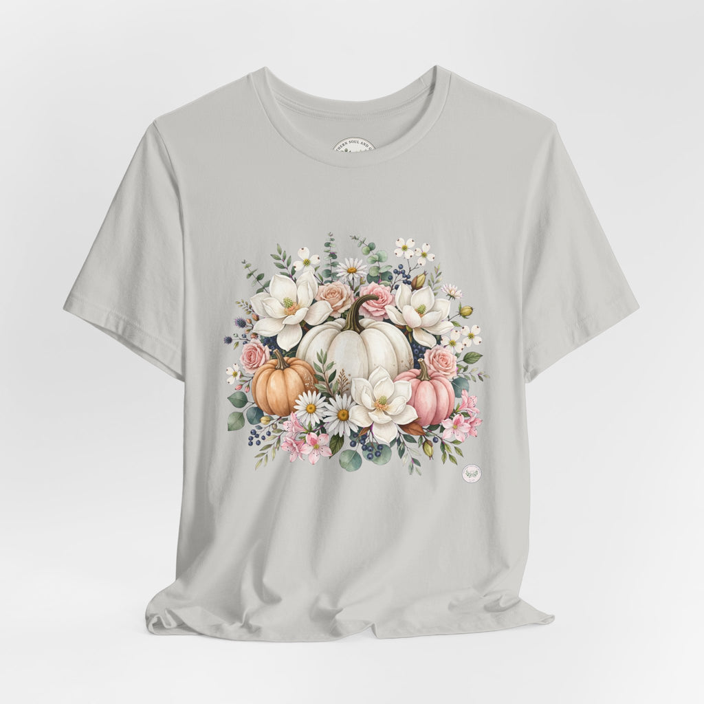 Autumn Floral Pumpkin Tee