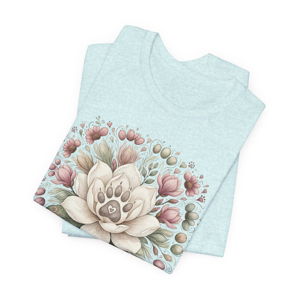 Floral Magnolia Tee — Soft Vintage Botanical Flower Shirt